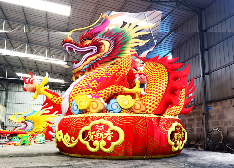 Coiled Dragon Lantern
